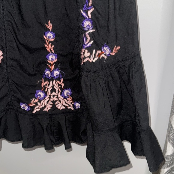 Free People Pavlo Embroidered Ruffled Mini Dress - Picture 3 of 8